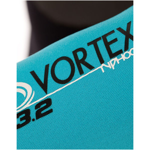 2019 Typhoon Vortex GBS 3/2mm Back Zip Wetsuit BLACK / PRO BLUE 250750